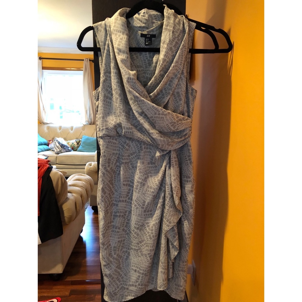 Snake print dress